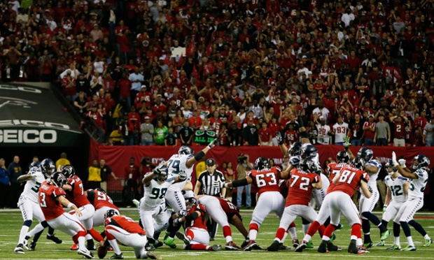 Matt Bryant anotará el gol de campo para el triunfo de los Falcons sobre los Seahawks.