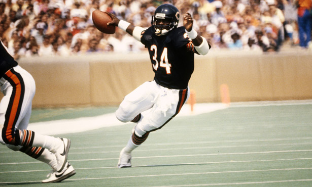 Walter Payton. Un histórico de los Bears y la NFL. Segundo en la tabla histórica de yardas por tierra.