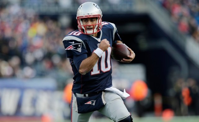 Jimmy Garoppolo será el titular en los primeros cuatro partidos de los Patriots.